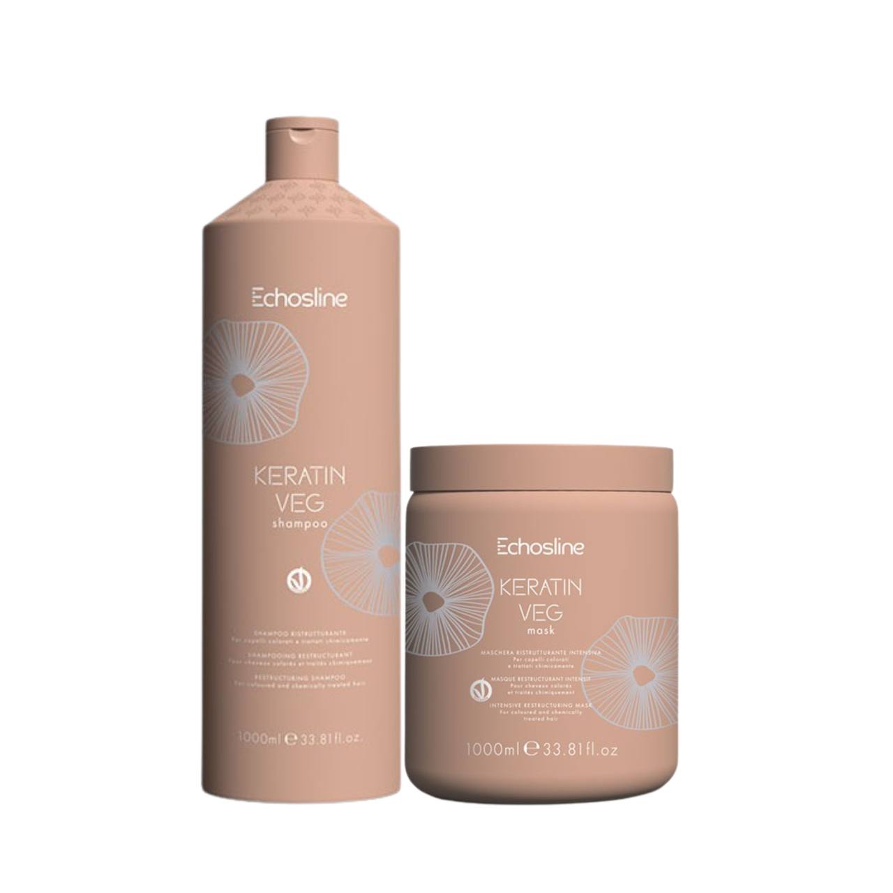 KIT Mascarilla Capilar у
Champú KERATIN VEG
1000ml